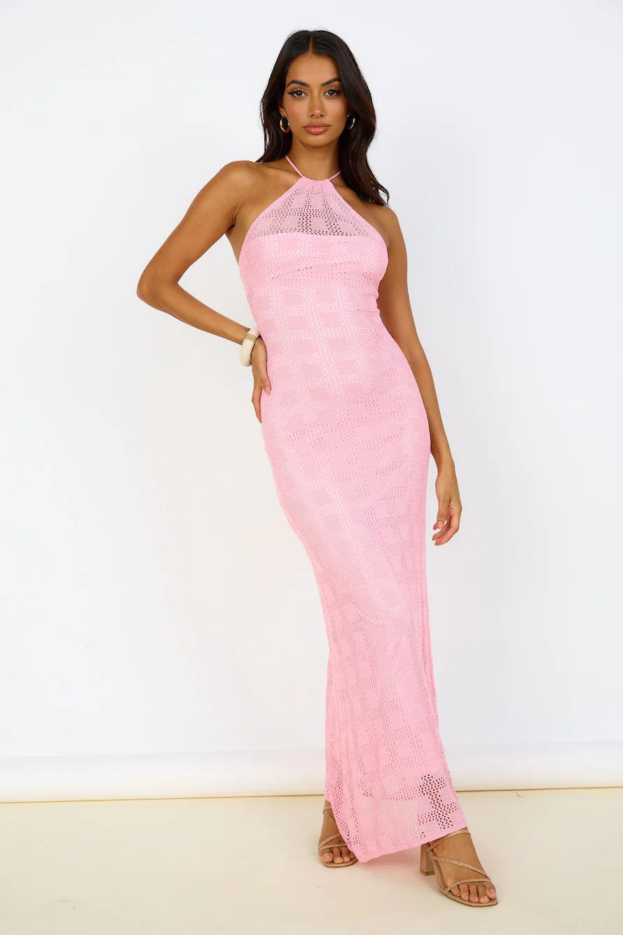 Kombucha Maxi Dress Pink
