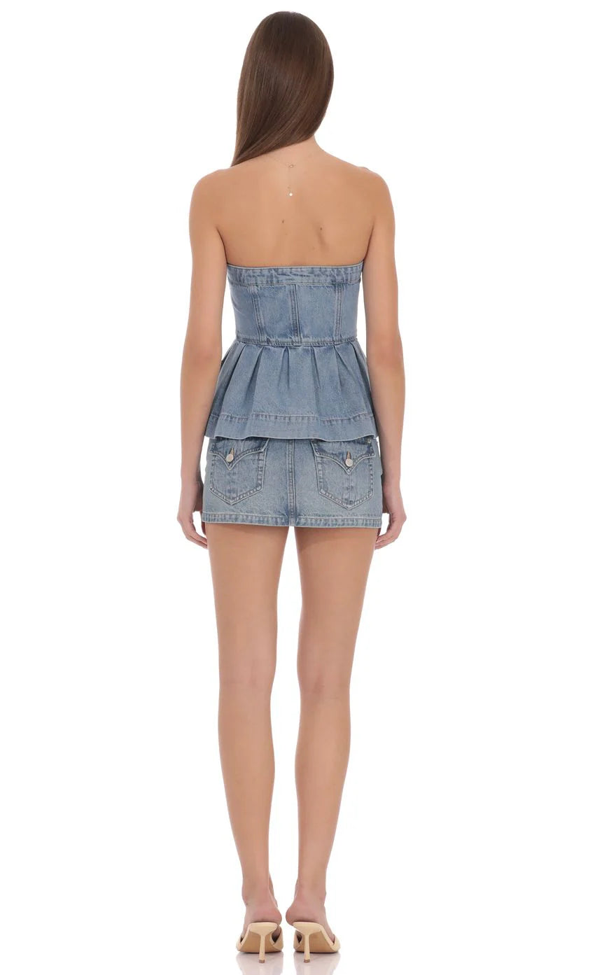 Isabel Denim Top