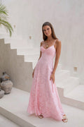 Lost In The Skies Maxi Dress Pink