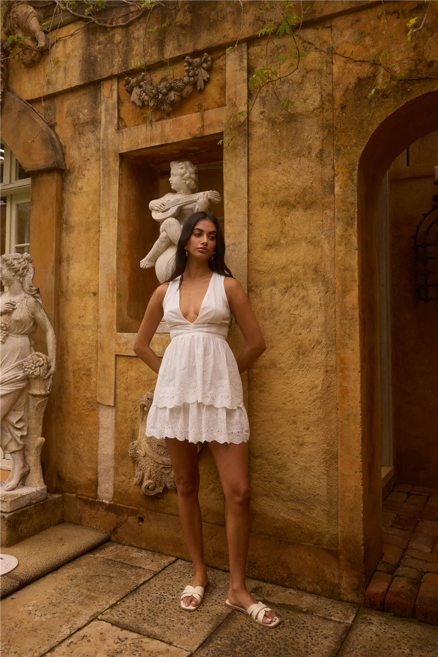 Dreaming of Us Mini Dress White