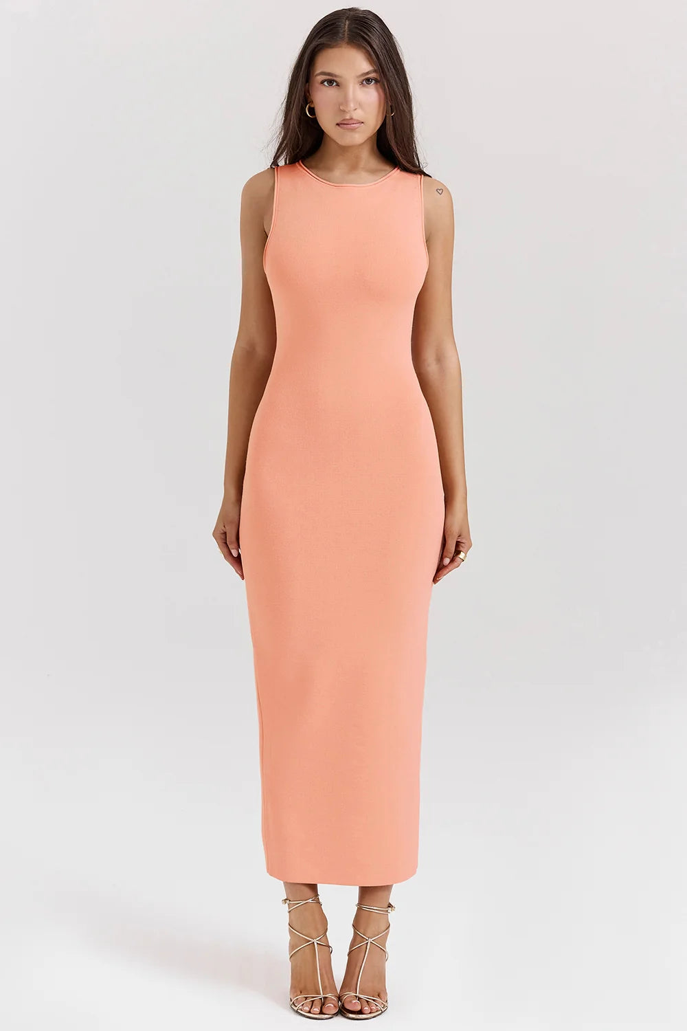 sorbet knit maxi dress - sale