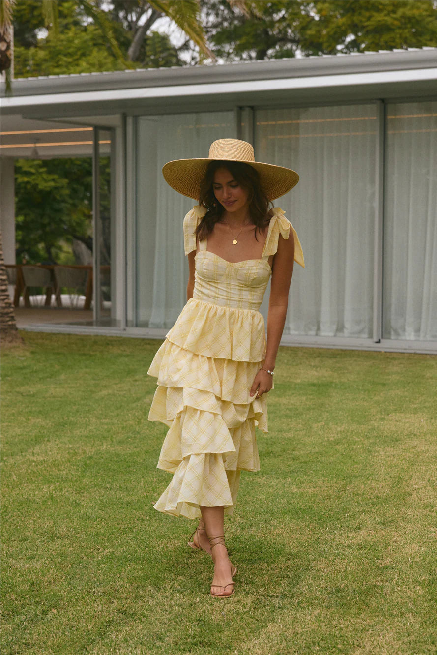 Dalia Maxi Dress Yellow