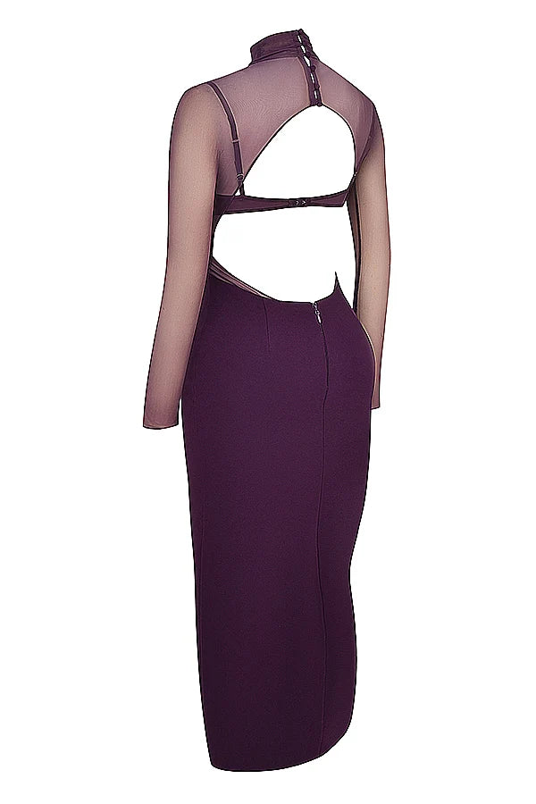 black grape maxi dress