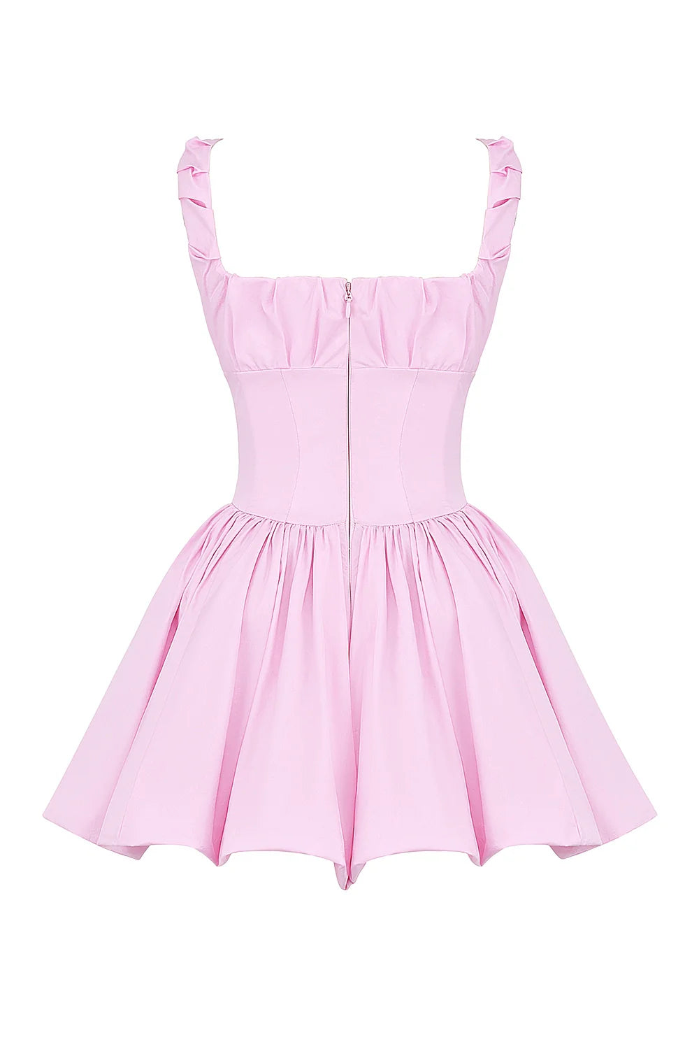 cotton candy cotton tulle mini dress