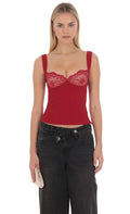 Sabrina Lace Top