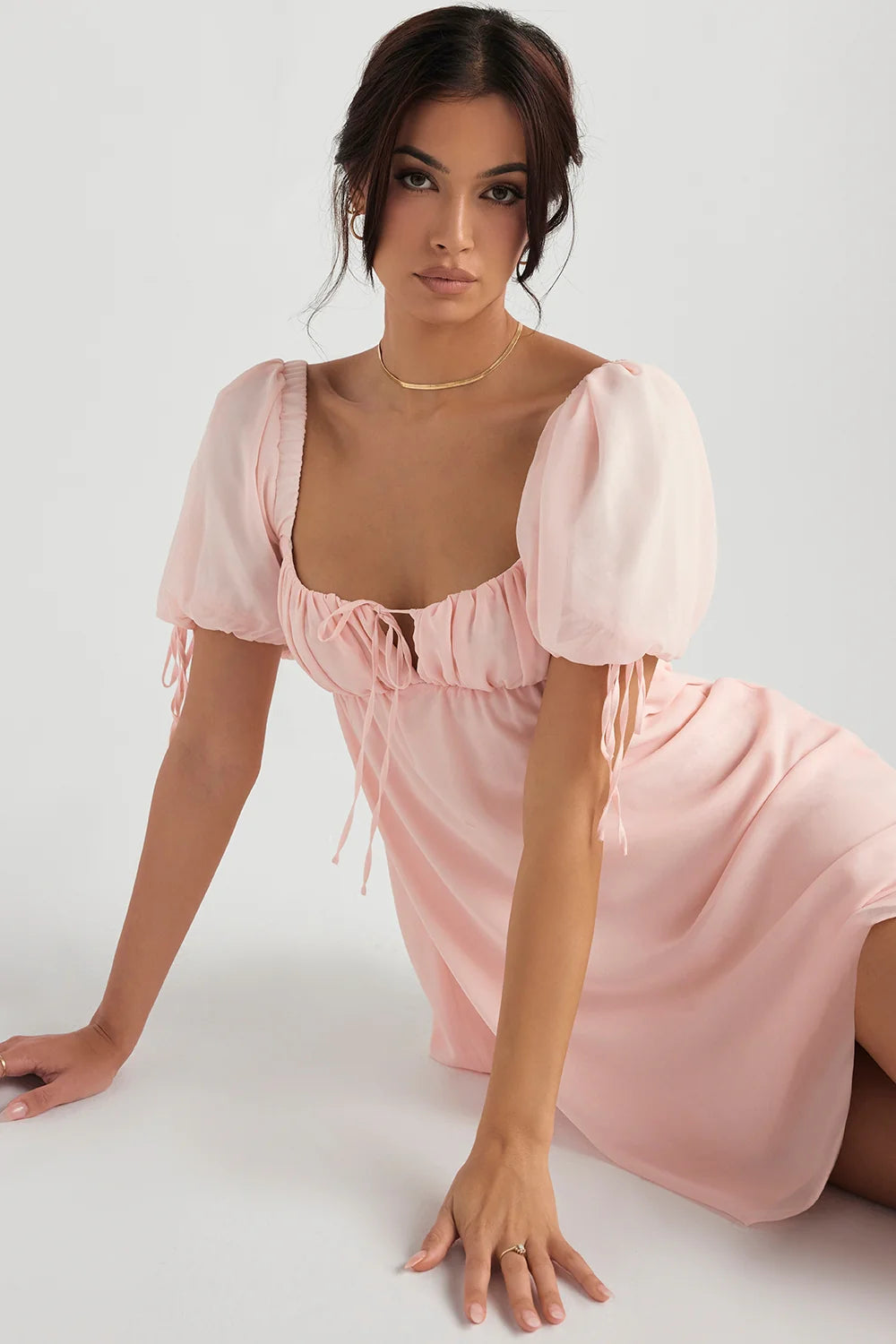 pink quartz mini dress - sale