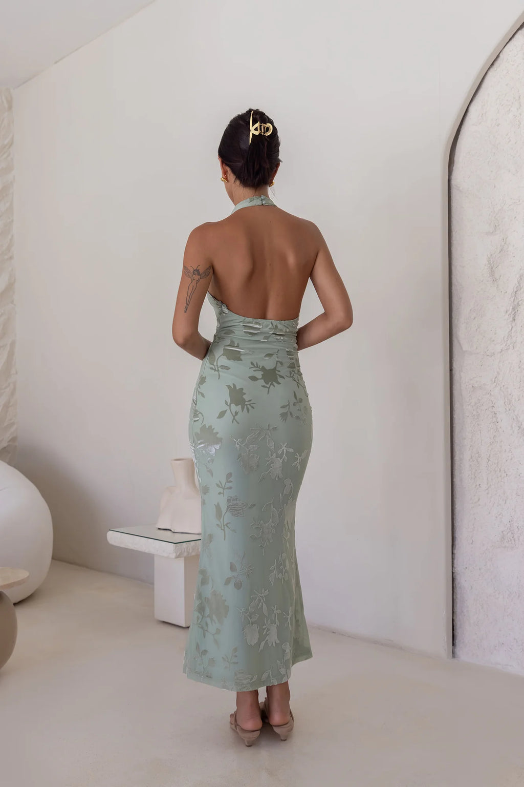 Tropic Whisper Maxi Dress Sage