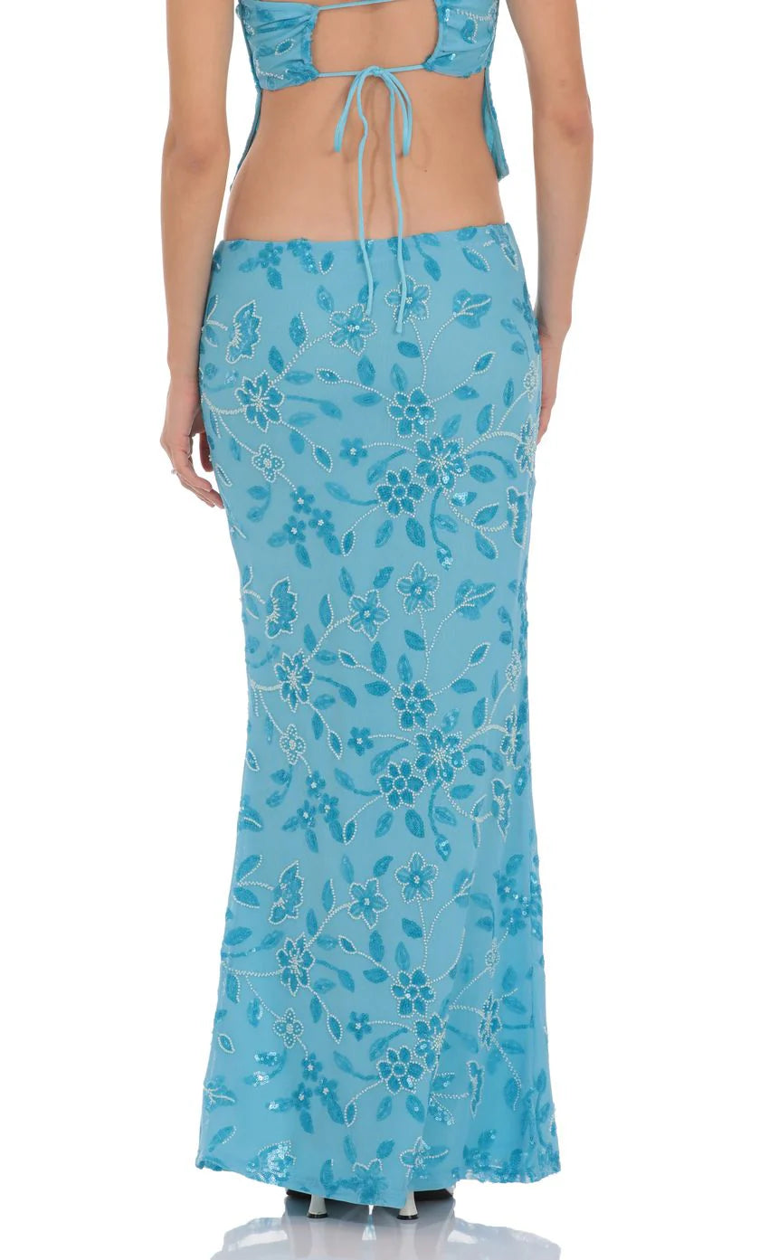 Lola Embellished Maxi Skirt