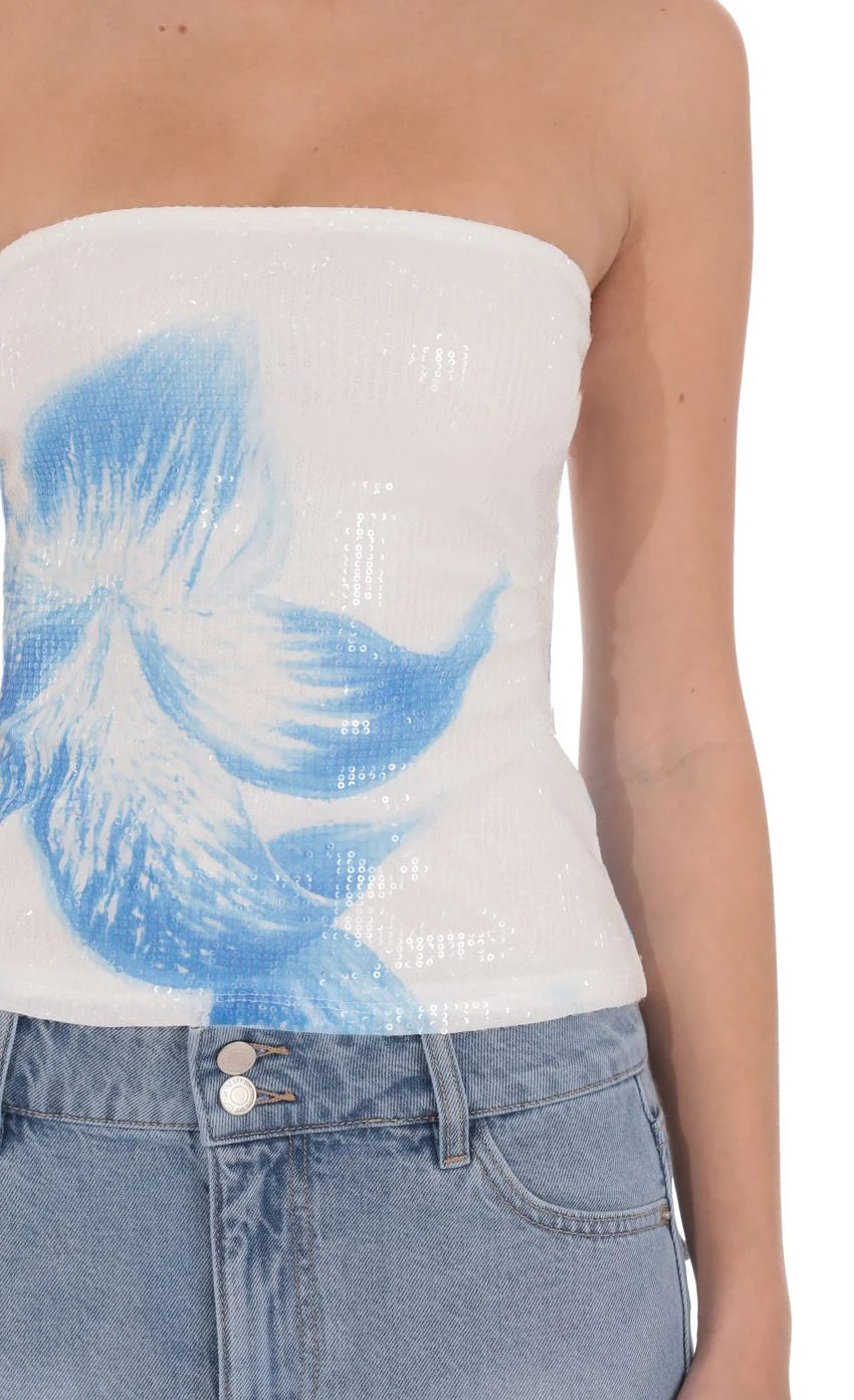 Julianna Sequin Top