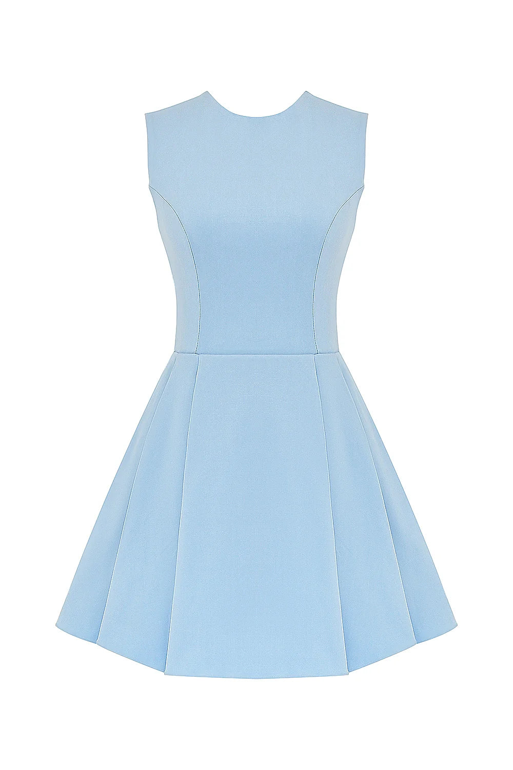 tuscan blue twill mini dress