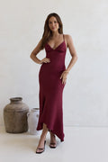 Moving Moments Maxi Dress Burgundy