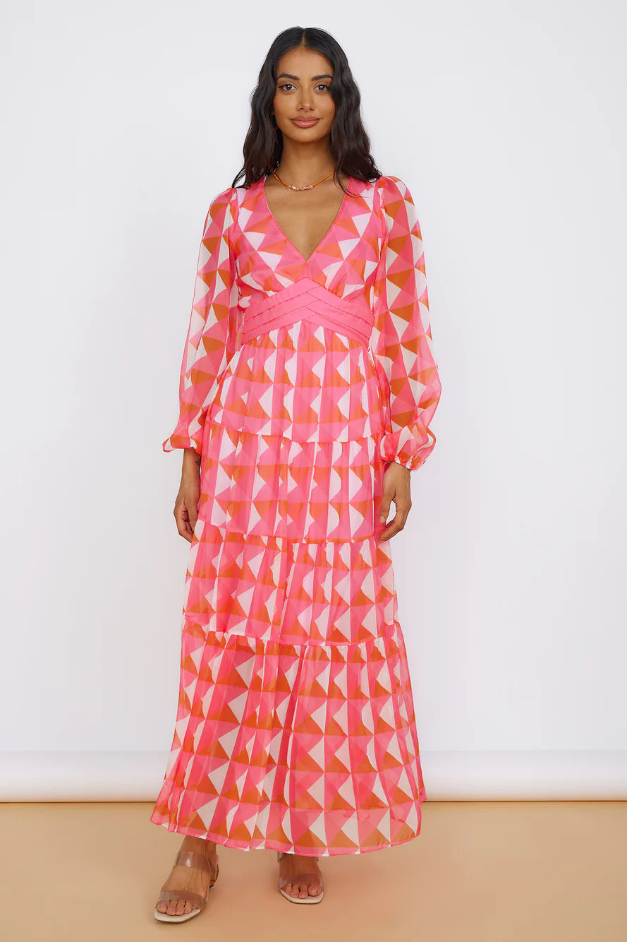 Delightful Dream Maxi Dress Pink