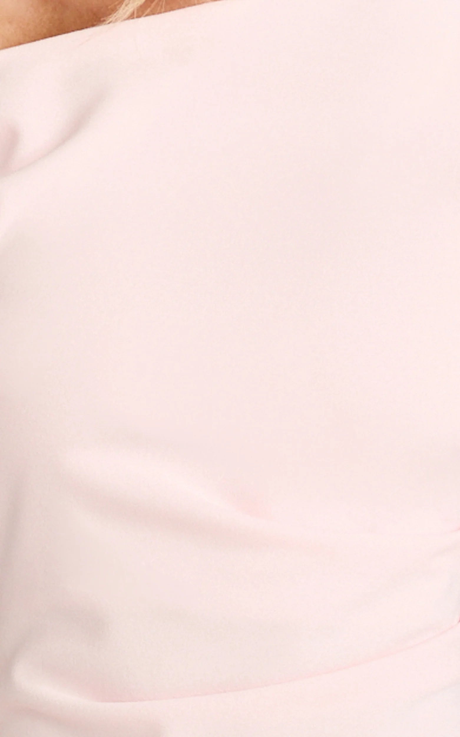 Vilma Mini Dress - One Shoulder Bodycon Dress in Pink