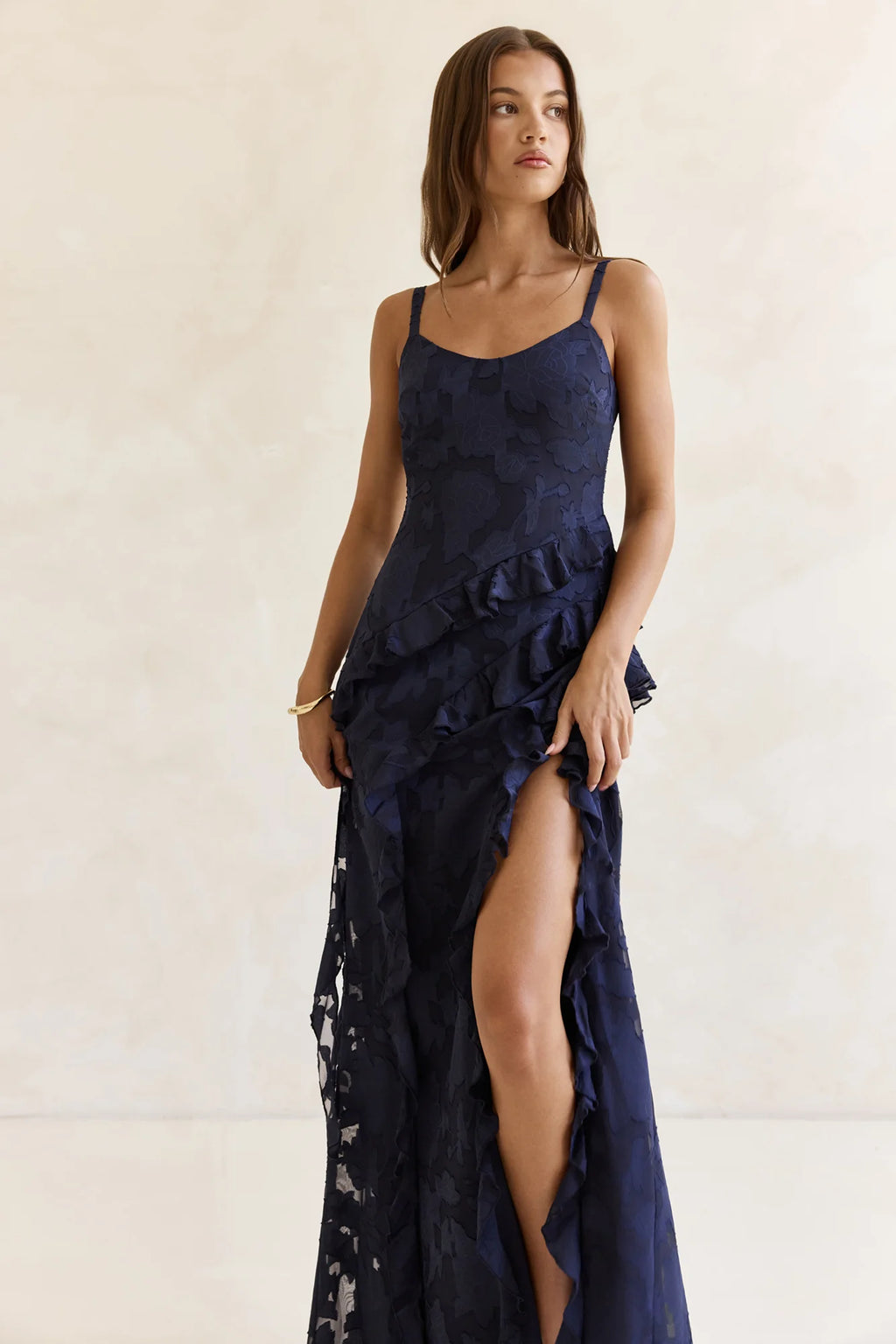 Urban Elegance Maxi Dress Navy