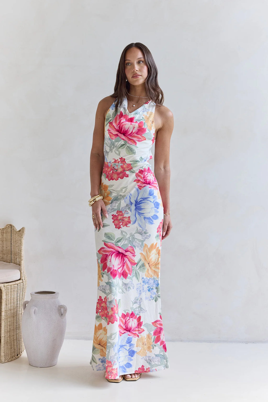Perfection Awaits Maxi Dress Floral