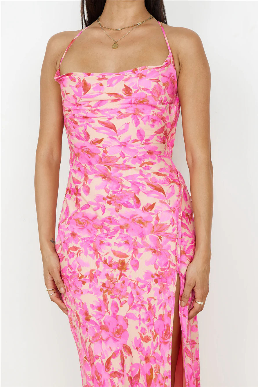 Forgetting You Maxi Dress Pink