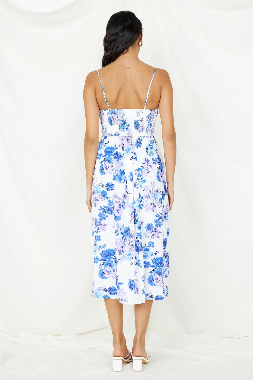 Coastal Living Midi Dress White