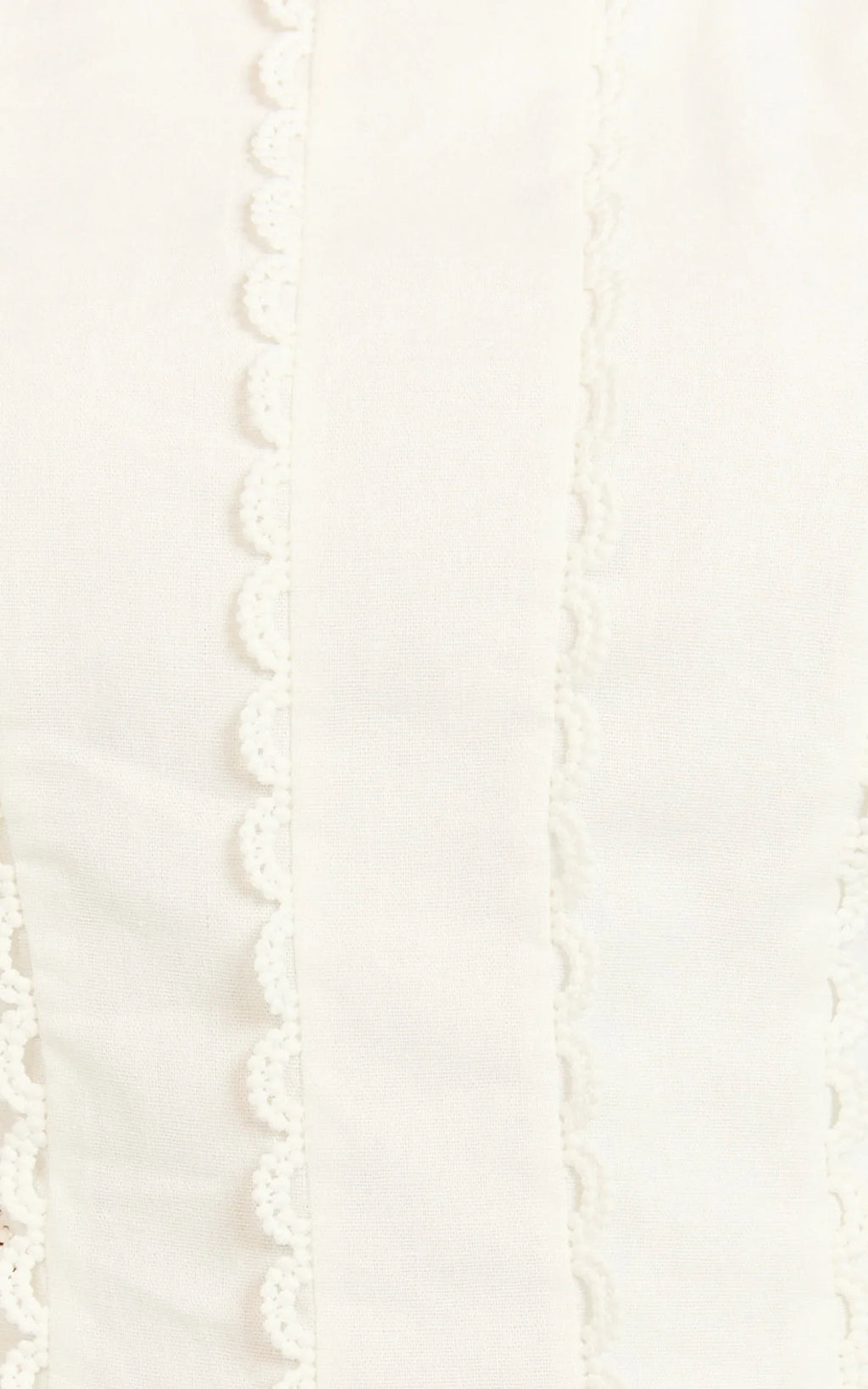 Laila Mini Linen Blend Dress High Neck Side Cut Out Puff Sleeve Straight Dress in Off White