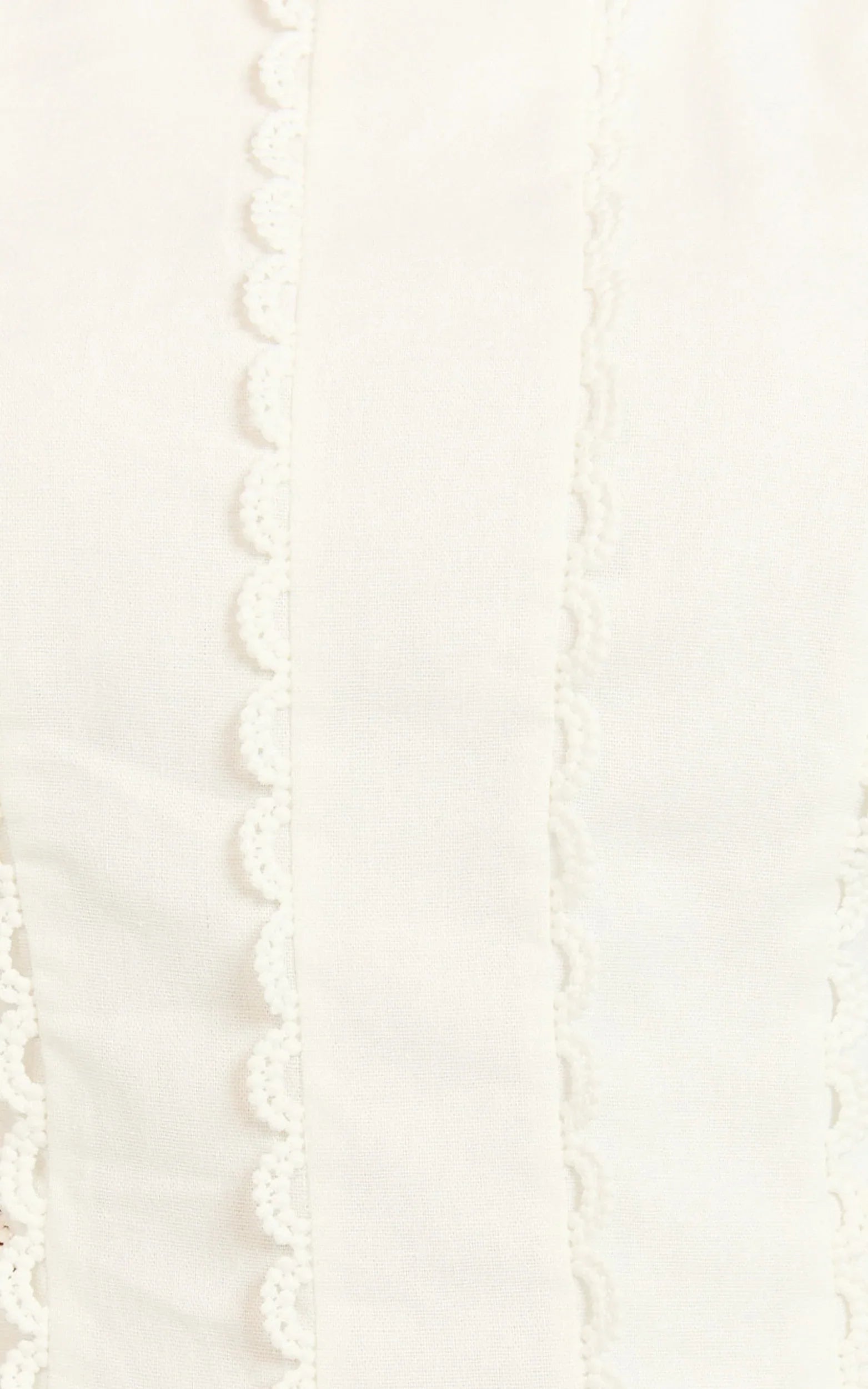 Laila Mini Linen Blend Dress High Neck Side Cut Out Puff Sleeve Straight Dress in Off White