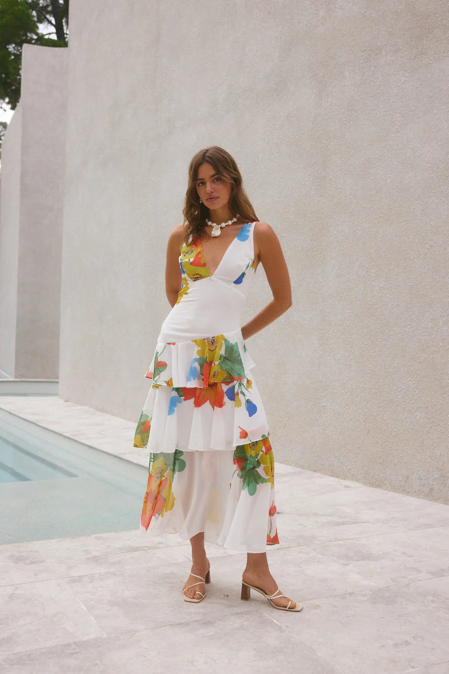 Floral Dreams Maxi Dress Multi