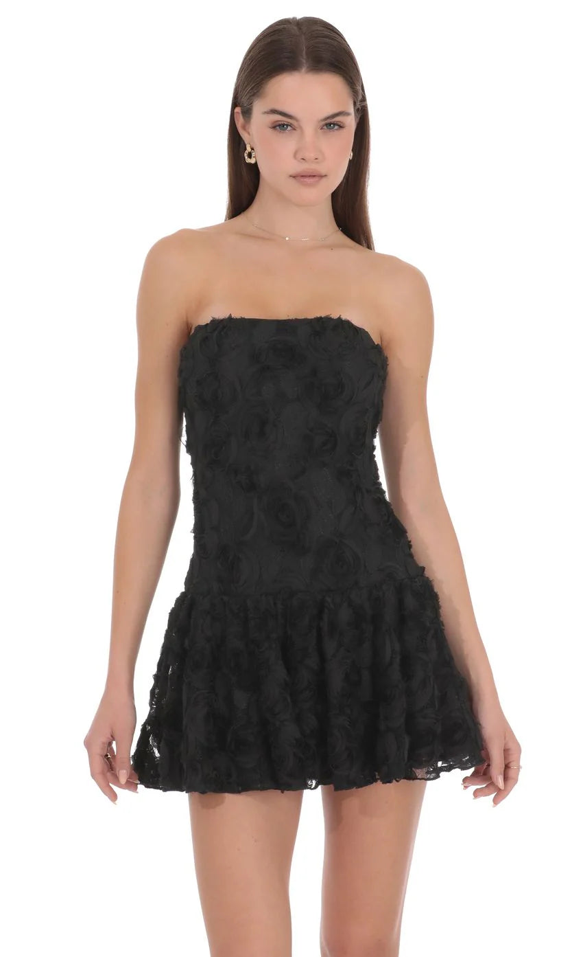 Rosette Mini Dress